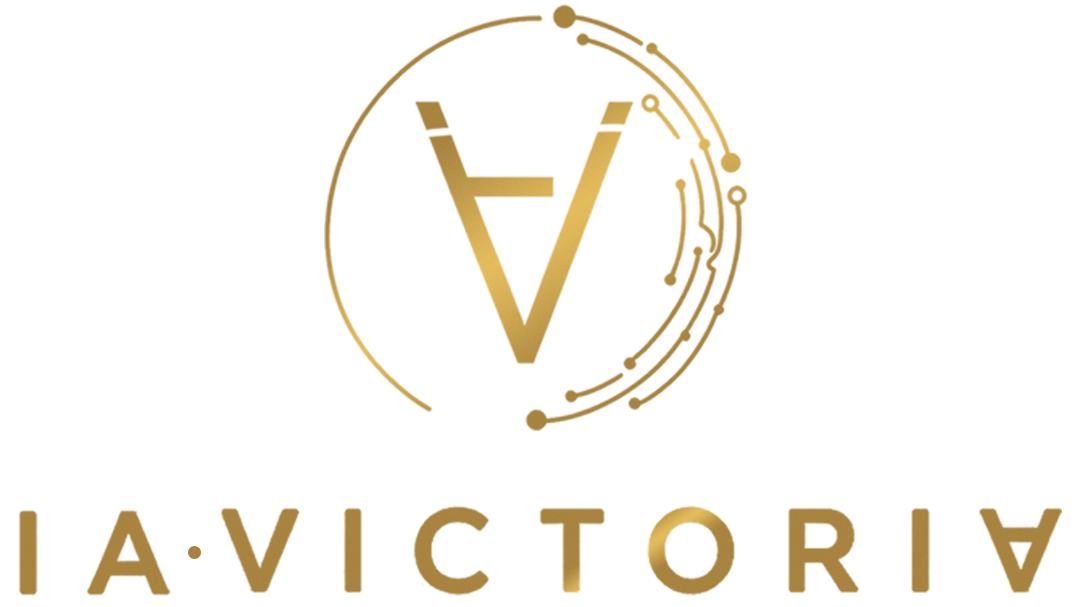 Logotipo vertical de IA Victoria